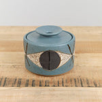 Matthew Ward Studio Art Ceramics Large Felix Jar in Blue Blue