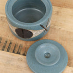 Matthew Ward Studio Art Ceramics Large Felix Jar in Blue Blue