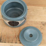 Matthew Ward Studio Art Ceramics Medium Felix Jar in Blue Blue