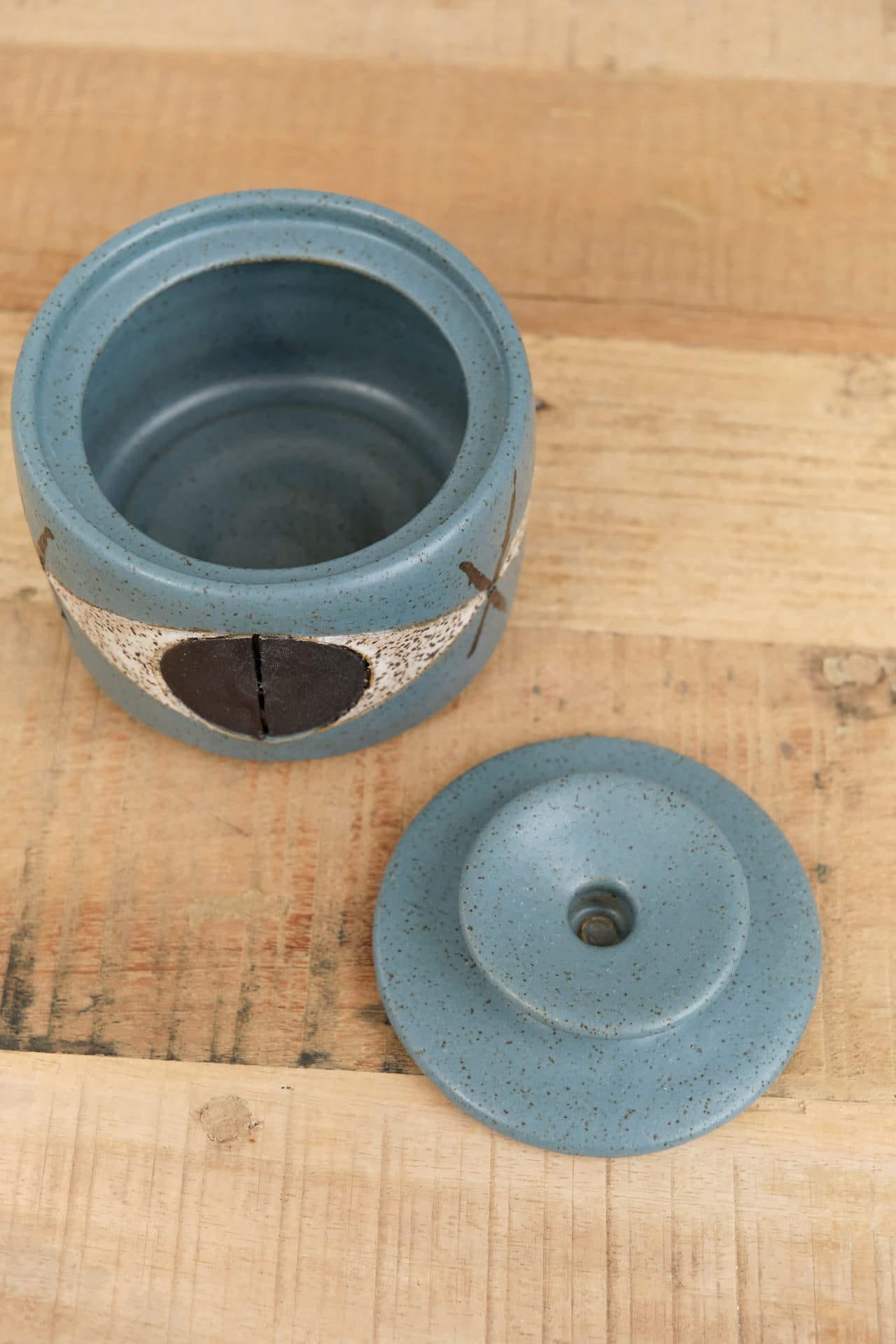 Matthew Ward Studio Art Ceramics Medium Felix Jar in Blue Blue