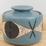 Matthew Ward Studio Art Ceramics Medium Felix Jar in Blue Blue