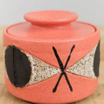 Matthew Ward Studio Art Ceramics Medium Felix Jar in Coral Coral