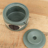 Matthew Ward Studio Art Ceramics Medium Felix Jar in Green Green