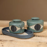 Matthew Ward Studio Art Ceramics Medium Felix Jar in Green Green