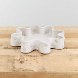 Matthew Ward Studio Home Kitchen Serving Freeform Asters Bowl White