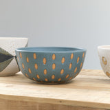 Matthew Ward Studio Art Ceramics Seeds Bowl in Blue Blue