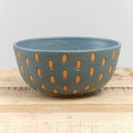 Matthew Ward Studio Art Ceramics Seeds Bowl in Blue Blue