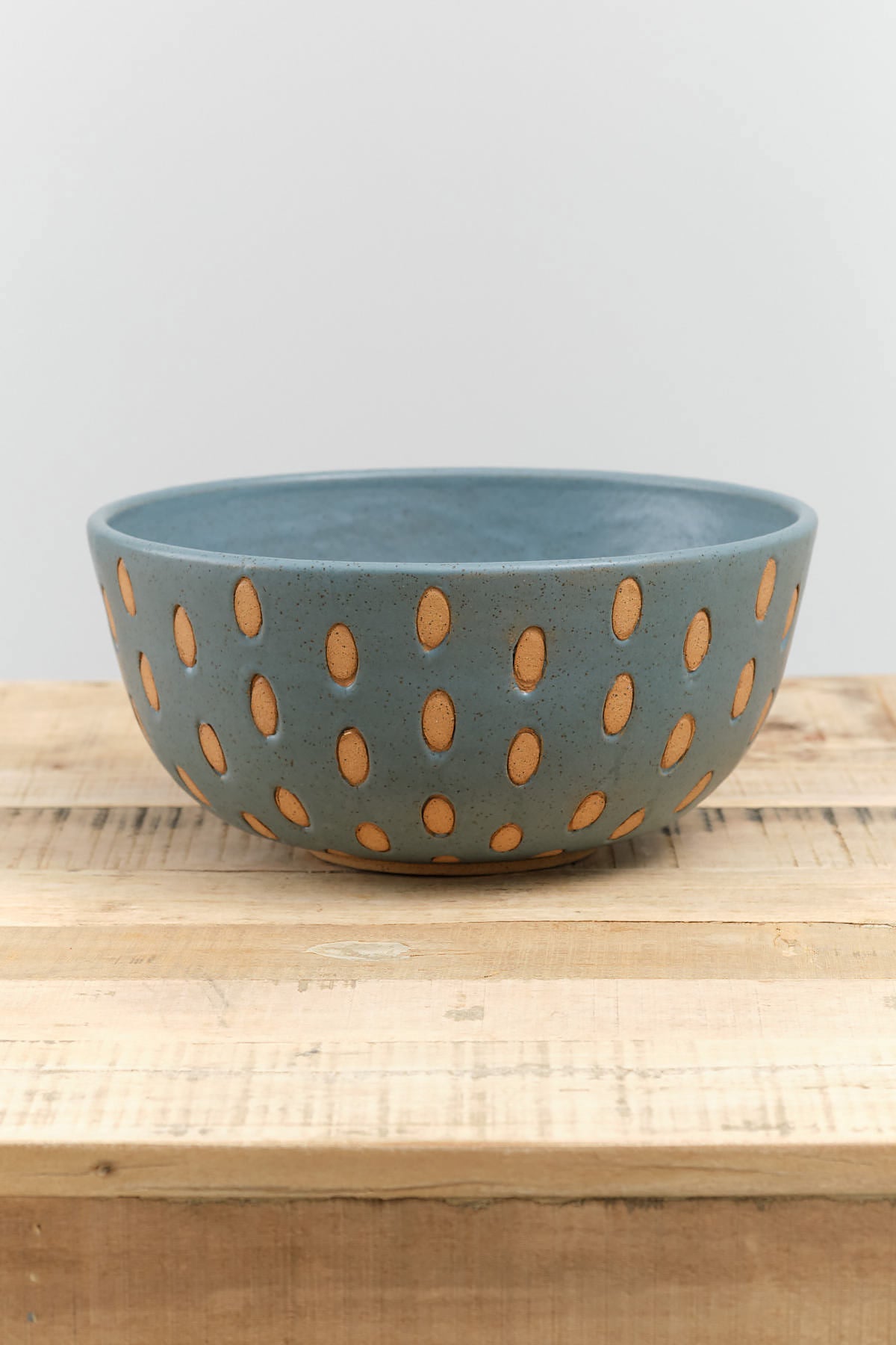 Matthew Ward Studio Art Ceramics Seeds Bowl in Blue Blue