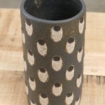 Blue Black Tall Eyes Vase by Matthew Ward Studio