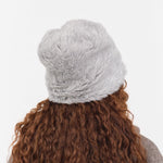 Mature Ha. Accessories Hats Alpaca Reversible Beanie in Grey X Black Grey X Black / One Size