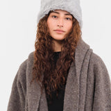 Mature Ha. Accessories Hats Alpaca Reversible Beanie in Grey X Black Grey X Black / One Size