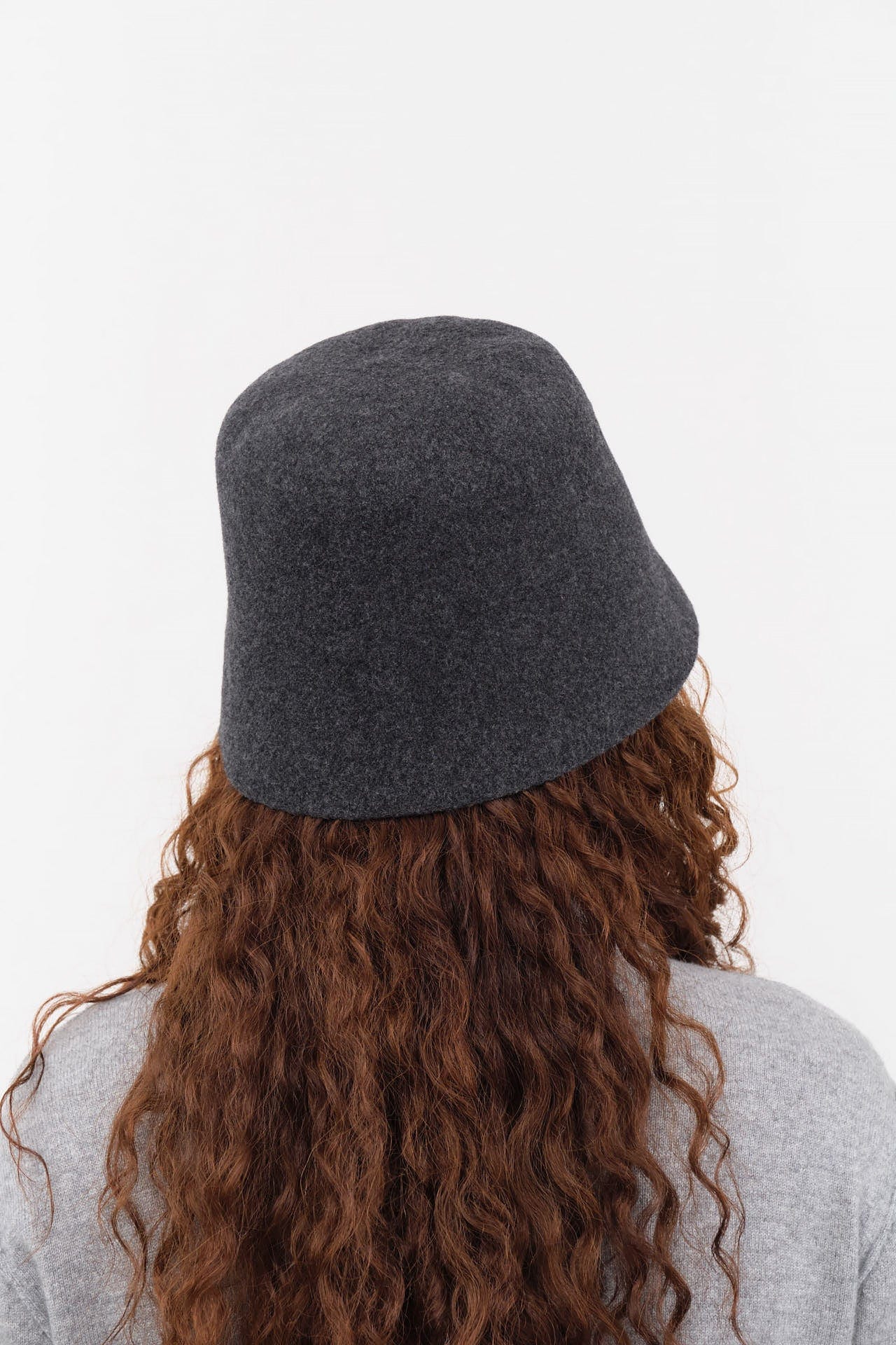 Mature Ha. Accessories Hats Bell Hat in Dark Charcoal Dark Charcoal / One Size