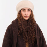 Mature Ha. Accessories Hats Camel Wool Beret Natural / One Size