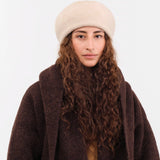 Mature Ha. Accessories Hats Camel Wool Beret Natural / One Size