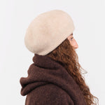 Mature Ha. Accessories Hats Camel Wool Beret Natural / One Size