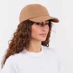 Mature Ha. Accessories Hats Camel Wool Cap Natural Brown / One Size