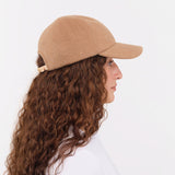 Mature Ha. Accessories Hats Camel Wool Cap Natural Brown / One Size