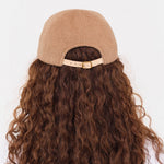 Mature Ha. Accessories Hats Camel Wool Cap Natural Brown / One Size