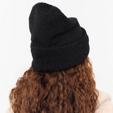 Mature Ha. Accessories Hats Cashmere Loop Knit Cap in Black Black / One Size