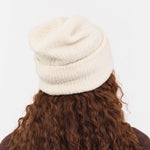 Mature Ha. Accessories Hats Cashmere Loop Knit Cap in White White / One Size