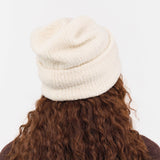 Mature Ha. Accessories Hats Cashmere Loop Knit Cap in White White / One Size
