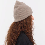 Mature Ha. Accessories Hats Cashmere Yak Knit Cap in Light Brown Light Brown / One Size