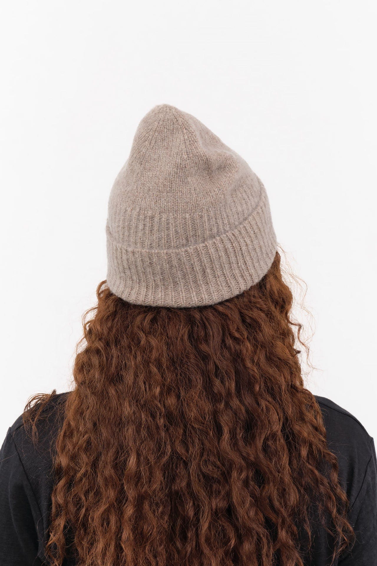 Mature Ha. Accessories Hats Cashmere Yak Knit Cap in Light Brown Light Brown / One Size