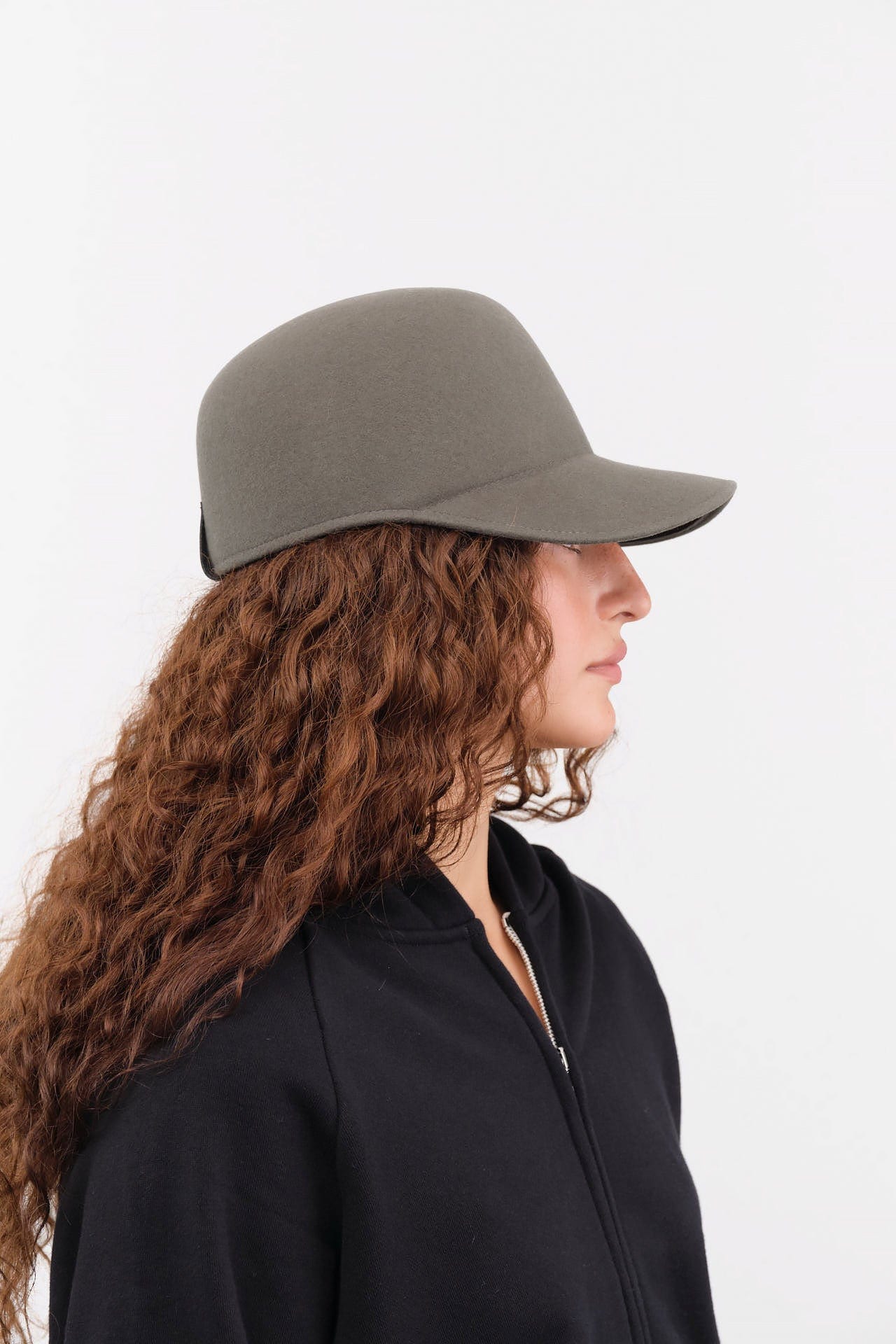 Mature Ha. Accessories Hats Felt Cap Charcoal / One Size