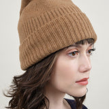 Knit Cap in Camel