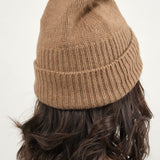 Back of Knit Cap in Camel