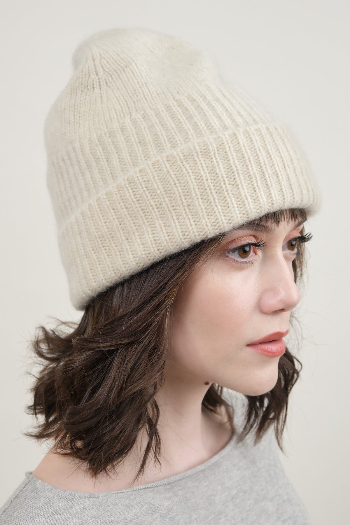 Knit Cap in Natural