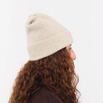 Mature Ha. Accessories Hats Pleats Knit Cap in Natural Natural / One Size