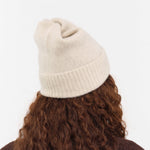 Mature Ha. Accessories Hats Pleats Knit Cap in Natural Natural / One Size