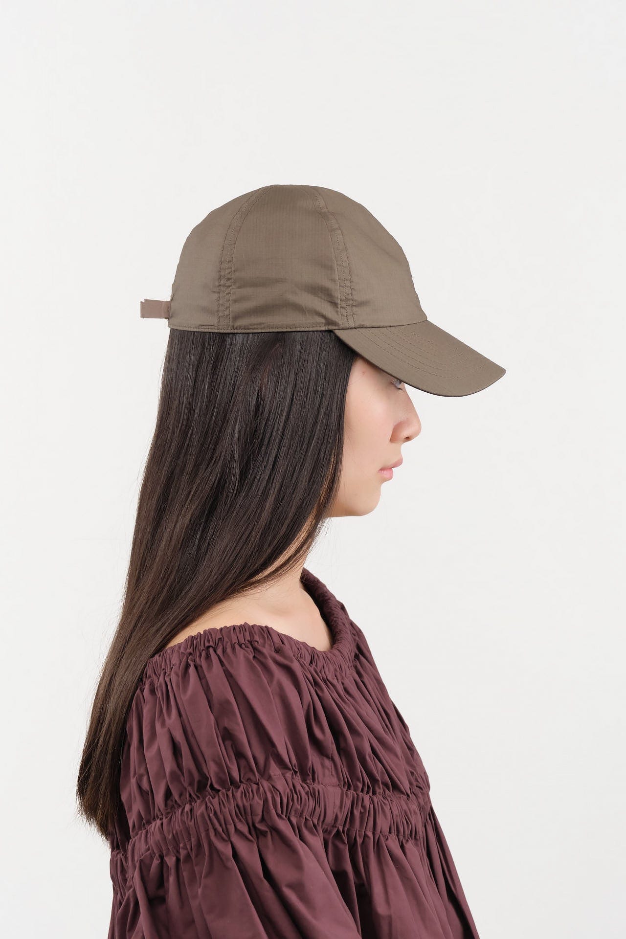 Mature Ha. Accessories Hats Ripstop Cap Ring in Ash Brown Ash Brown X Gold / One Size
