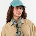 Mature Ha. Accessories Hats Ripstop Washed Trainer Cap Low in Aqua Green Aqua Green
