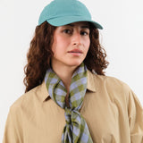 Mature Ha. Accessories Hats Ripstop Washed Trainer Cap Low in Aqua Green Aqua Green