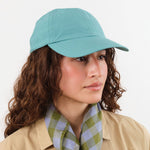 Mature Ha. Accessories Hats Ripstop Washed Trainer Cap Low in Aqua Green Aqua Green