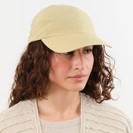 Mature Ha. Accessories Hats Ripstop Washed Trainer Cap Low in Muted Yellow Muted Yellow