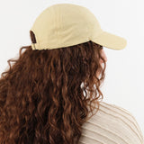 Mature Ha. Accessories Hats Ripstop Washed Trainer Cap Low in Muted Yellow Muted Yellow