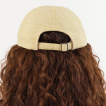 Mature Ha. Accessories Hats Ripstop Washed Trainer Cap Low in Muted Yellow Muted Yellow
