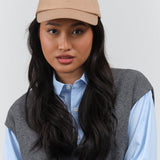 Mature Ha. Accessories Hats Trainer Cap in Herringbone Beige Beige