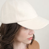 Side of Trainer Cap in White