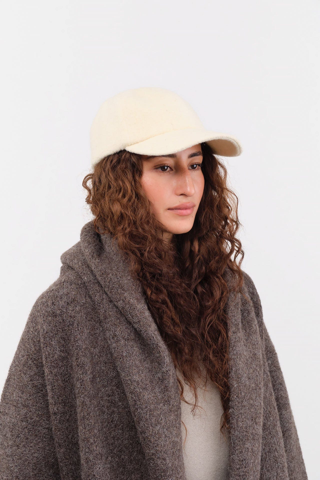 Mature Ha. Accessories Hats Welsh Wool Cap White / One Size