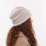 Mature Ha. Accessories Hats Yak Reversible Beanie in Natural X Greige Natural X Greige / One Size