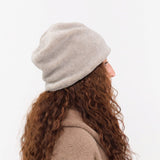 Mature Ha. Accessories Hats Yak Reversible Beanie in Natural X Greige Natural X Greige / One Size