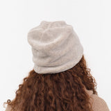 Mature Ha. Accessories Hats Yak Reversible Beanie in Natural X Greige Natural X Greige / One Size