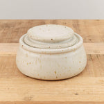 MH Ceramics Home Kitchen Containers Butter Keeper in Alabaster Alabaster