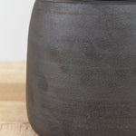 Charcoal Black Extra Large Stash Jar by MH Ceramics