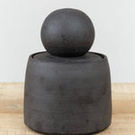 MH Ceramics Home Kitchen Containers Large Stash Jar in Charcoal Charcoal / 5.25" D X 8" H