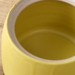 MH Ceramics Large Stash Jar in Yellow Saffron